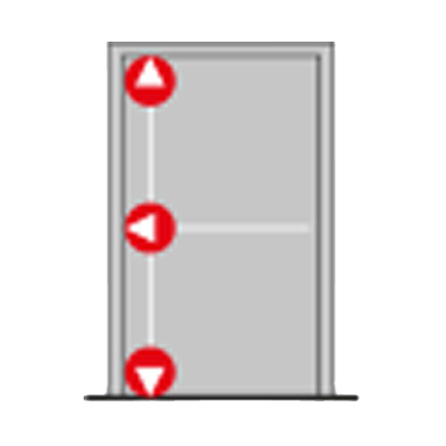 Dormakaba PHA 2000 Panik Bar | Tek Kanat 3 Noktadan Kilitleme – 3400 mm
