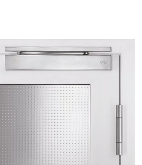 Dormakaba TS 97 Kayar Kollu Hidrolik Kapı Kapatıcı – EN 2-4 Güç Sınıfı, Mekanik Yastıklamalı, Gümüş Renk